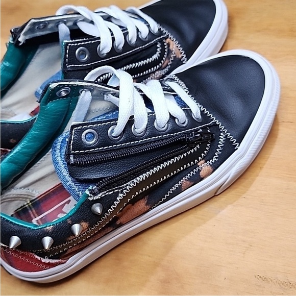 Vans Old Skool Zip Tartan Daze Multiciddye Women's Shoes Size 6 Multi-Color - Picture 8 of 8